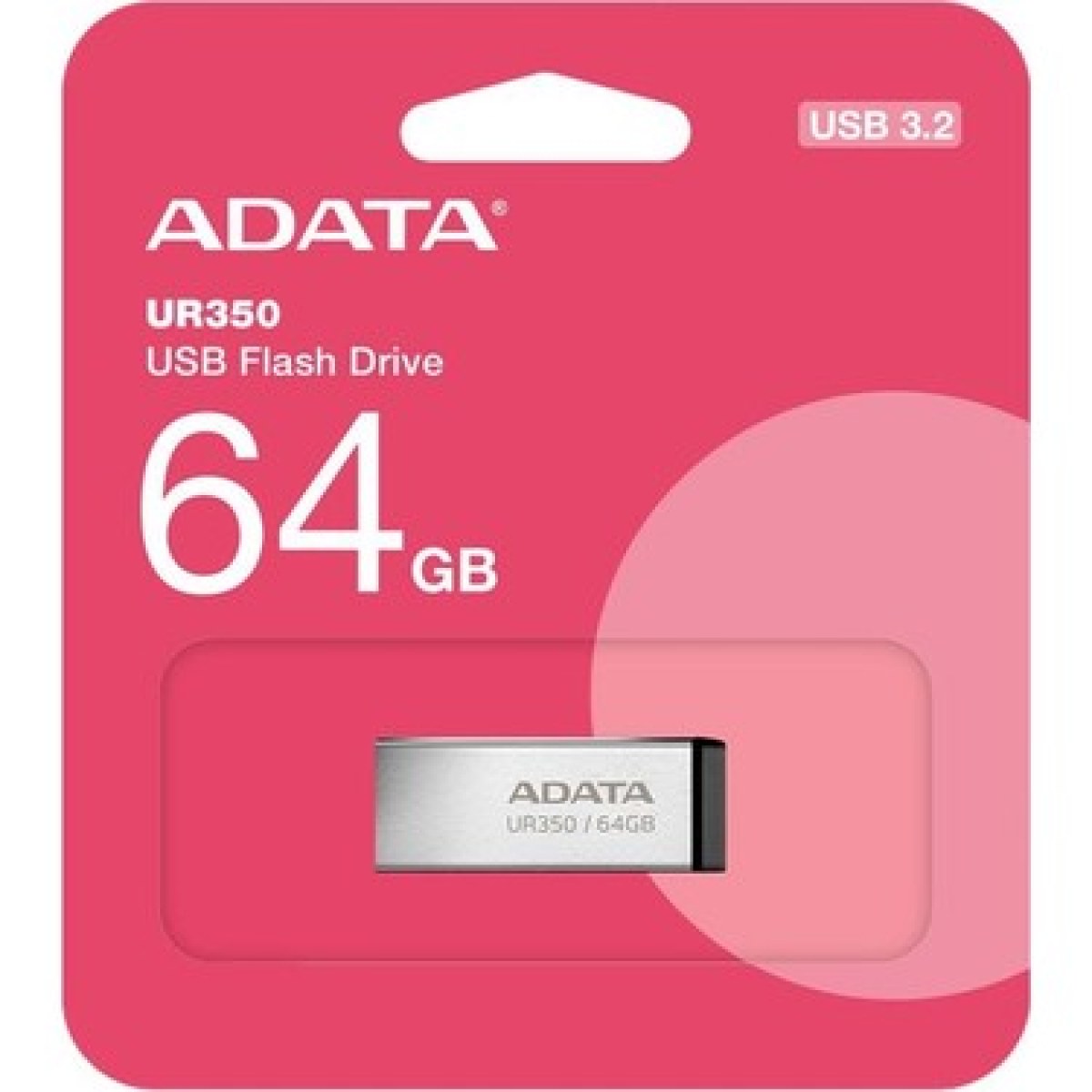 Adata UR350/64G 64GB USB3.2 Gen1 Metal Flash Bellek