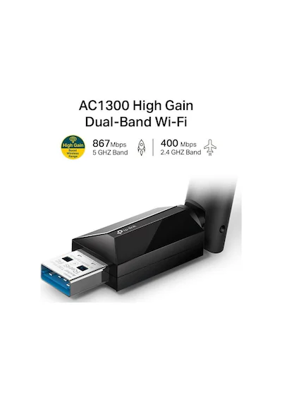 Tp-Link Archer AC1300 T3U 1300 Mbps USB Wifi Adaptör